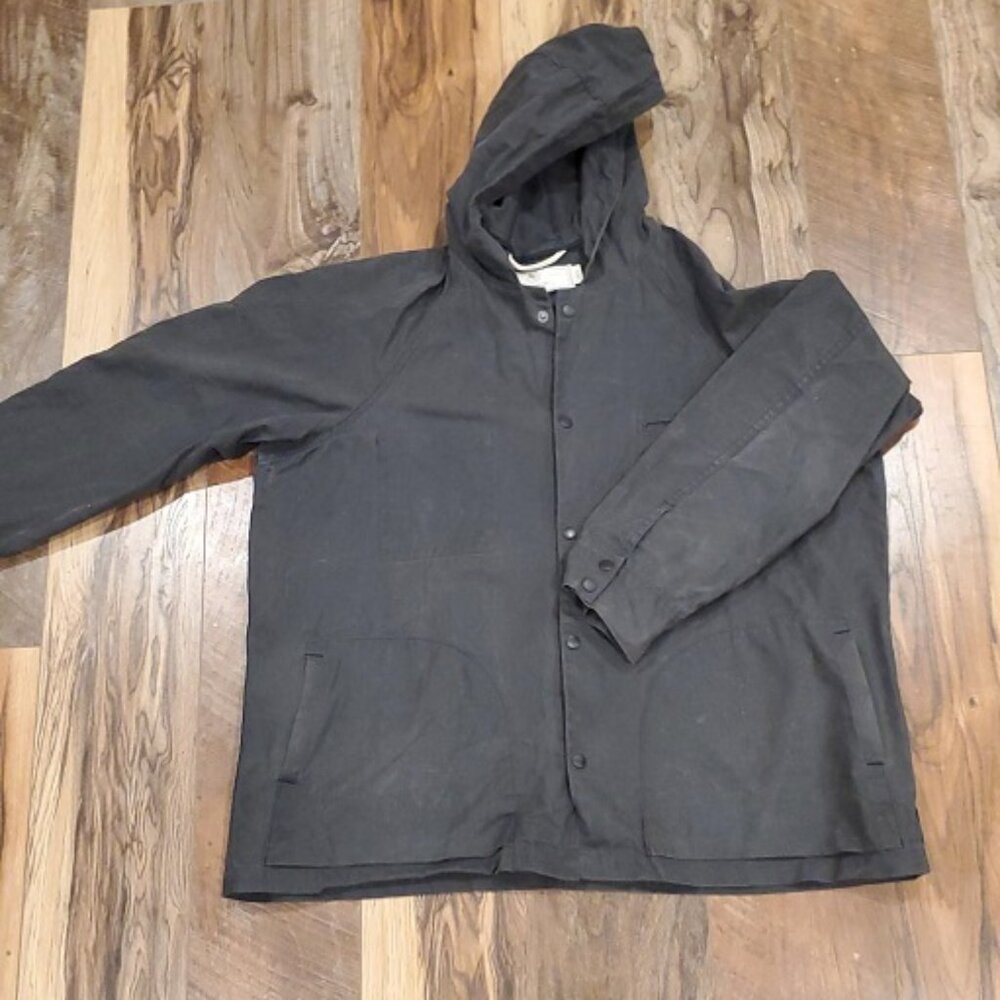 Rogue Territory Hooded Waxed Ridgeline Jacket  Graphite XXL RGT - Picture 11 of 13